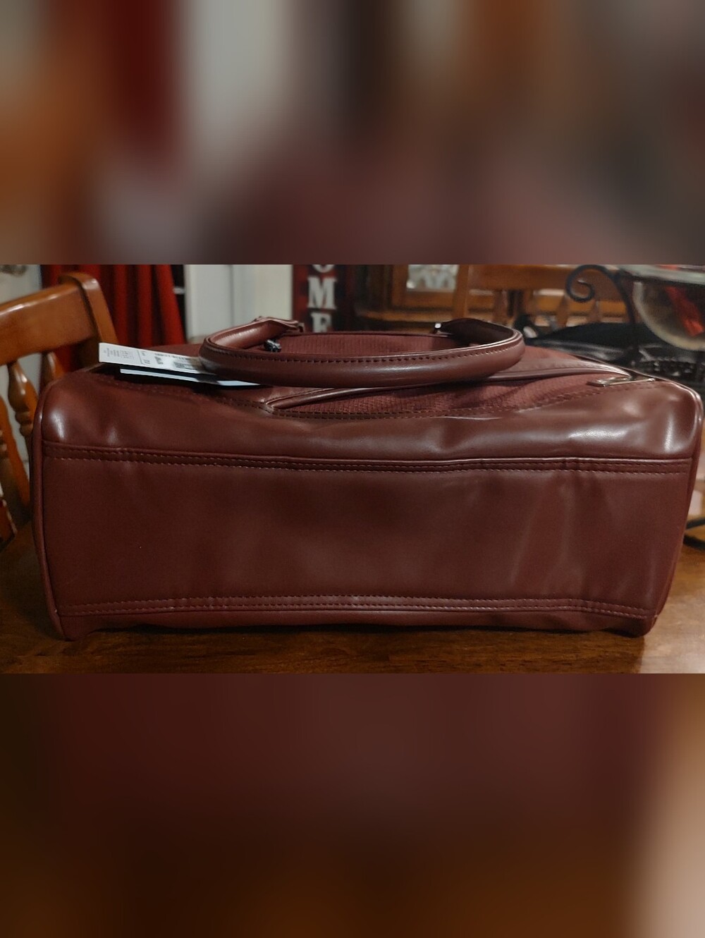 Puma Women's Burgundy Duffel Bag - Picture 11 of 12